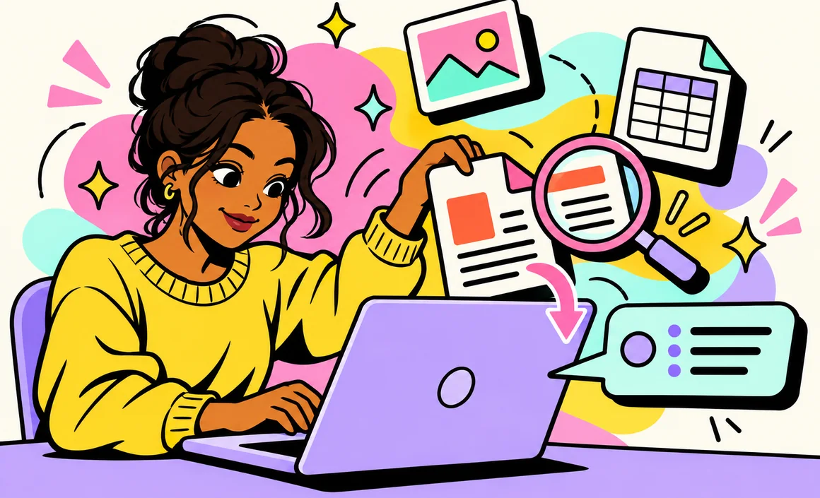 Illustration: uploading a PDF and files to ChatGPT Free